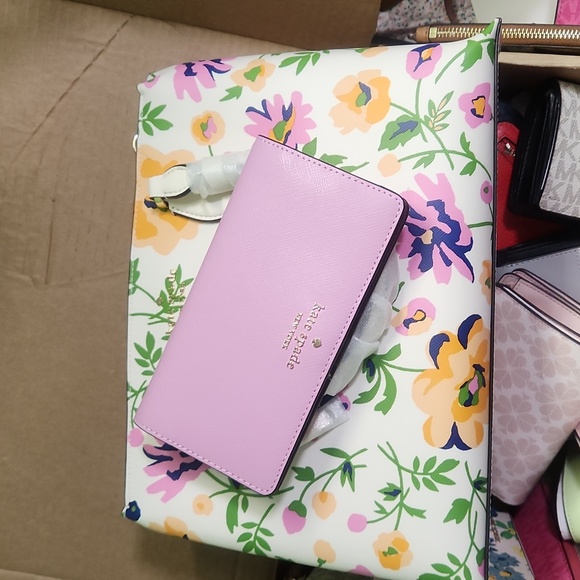 Handbags - Kate Spade Madison floral set